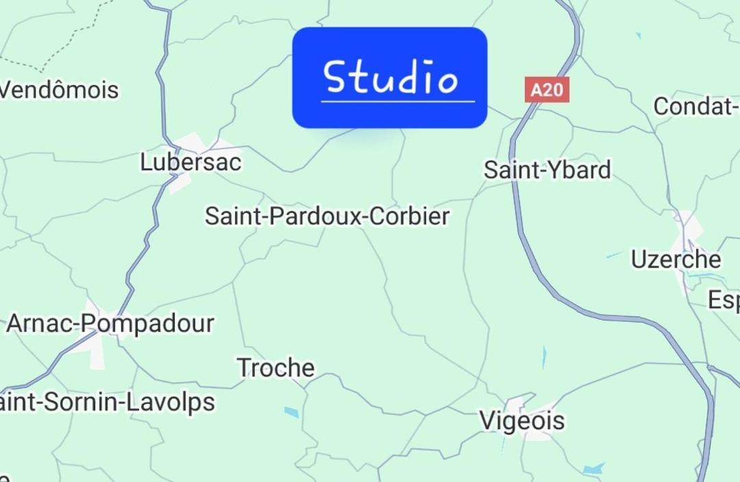 Studio L'Audrerie. Saint-Pardoux-Corbier Exterior foto